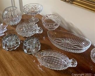 Gorgeous Crystal Collection Including Tiffany Bowl