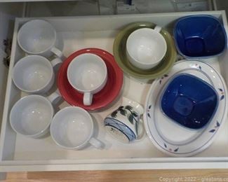 Miscellaneous Ceramic Servers Featuring a Gail Pittman Cream Pitcher