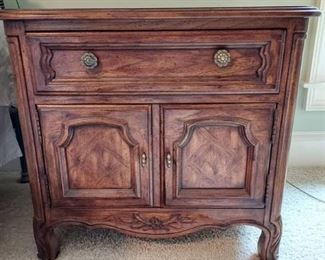 Vintage Drexel French Country Nightstand