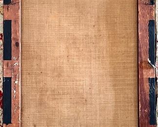 REVERSE OF PORTRAIT PAINTING 