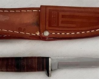 CASE XX KNIFE W/ CASE LEATHER SHEATH 