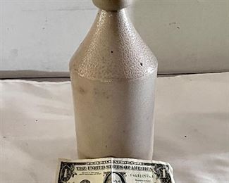19th C. STONEWARE BOTTLE 