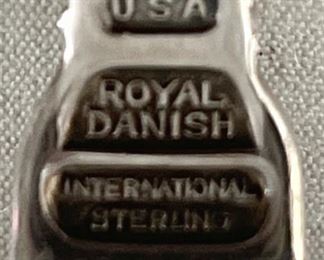 MARK ON ROYAL DANISH SERVING SPOON 