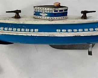 TIN LITHO WIND-UP SUBMARINE TOYW/ KEY 