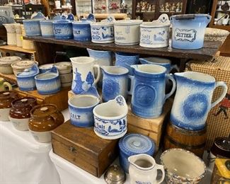 Selection of Stoneware including many Red Wing items. 