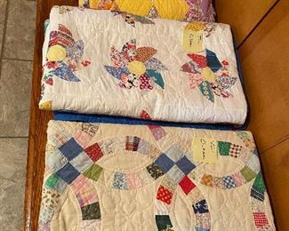 THREE OF OUR HANDMADE QUILTS