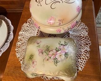 VINTAGE DRESSER BOXES (RECTANGULAR IS NIPPON)