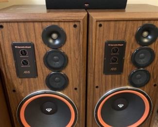 Cerwin-Vega AT-15 Floor Speakers $800.00/pair