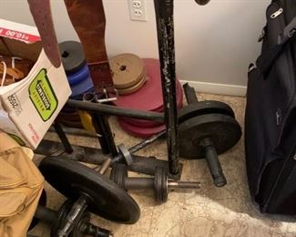 Workout weights with Stand