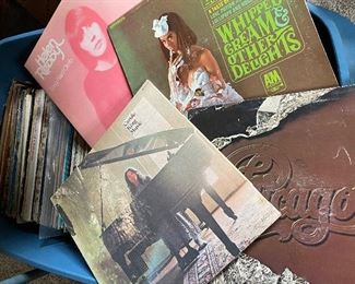 Tub of Vinyl Records! Helen Reddy; Chicago; Carole King; Herb Alpert & the Tijuana Brass, and more...many more