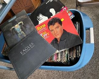 1950s-1980s Vinyl Records! Elvis, the Eagles, and more, many more