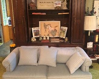 ReTreasure the entertainment armoire as a closet, bookcase etc.