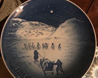 We also have stacks of Frankoma Christmas plates.