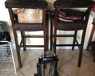 Bar stools 
43in tall seat 18X18in