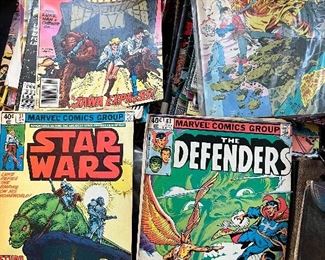 Collection of comic books
