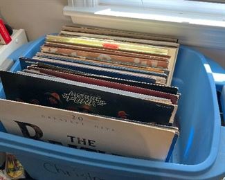 Container of albums
