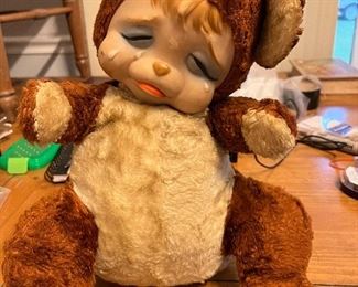 Extremely rare Rushton Star Creations crying Teddy Bear. Look at EBay!!
