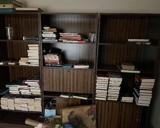 Books…more than pictured.  Bookcases also for sale