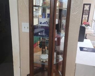 Curio cabinet with lights