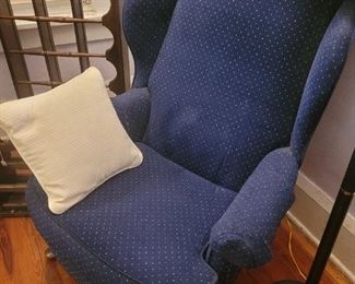 nice blue living room chair