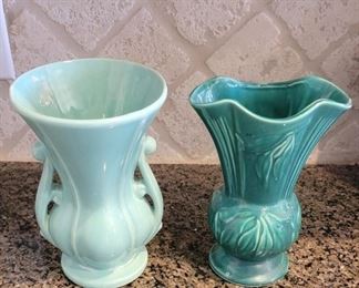 Vintage McCoy Vases