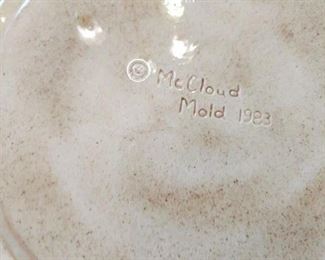 Meringue Covered Pie Dish McCloud 1983