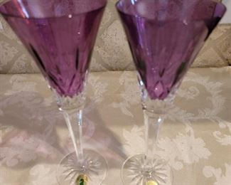 Amethyst Waterford Goblets