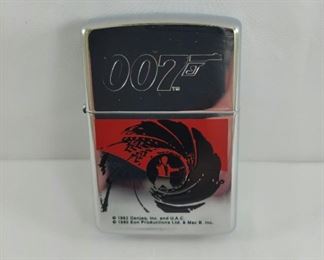 James Bond Zippo lighter with original case