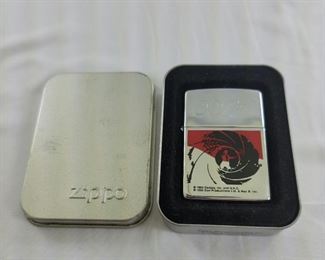 James Bond Zippo lighter with original case