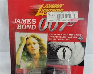 James Bond 007 "A View to a Kill Chevy Corvette" die-cast metal body and chassis - in original unopened packaging