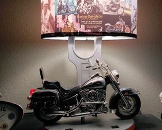1 of 2 Harley Lamps