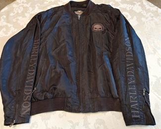 Men's Black Nylon Harley Jacket
