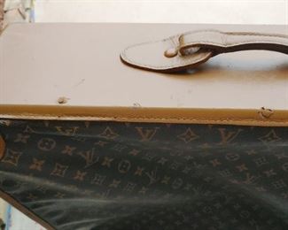 Louis Vuitton Vintage Monogram Canvas and Leather Suitcase
