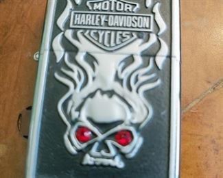 Vintage Retired Zippo Lighter with Ruby Eyes