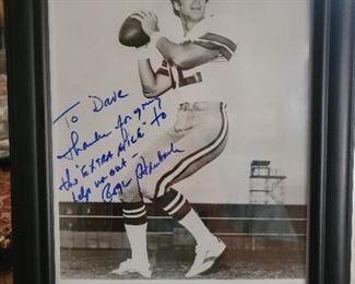 Roger Staubach Autographed Picture 