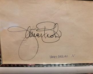 Actor James Brolin Signature Circa 1975