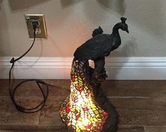 One of several unique lamps.