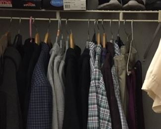 Men’s clothing.