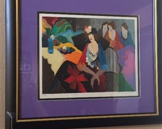 Itzchak Tarkay serigraph