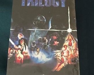 Sealed, N.I.B. 1988 vhs Satr Wars trilogy set.