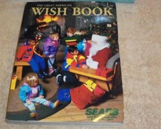 Vintage Sears Wish Book.