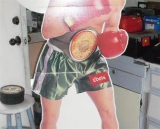 Life size stand up cut out of Julio Cesar Chavez
