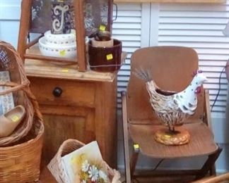 Wooden treasures and a funky chicken!