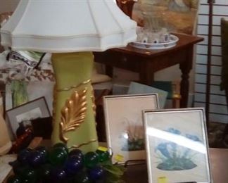 Mid-century lamp--love the color!