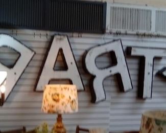 Party lettering (sold as set)