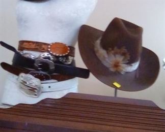 More belts and hats