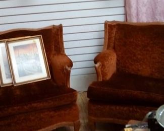 Mid-century soda and chair. Clean and in good repair. Priced to sell.