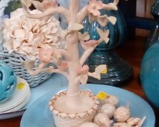 Lenox 2004 dogwood tree with ornaments. Valued at $225, selling for $125. Perfect condition.