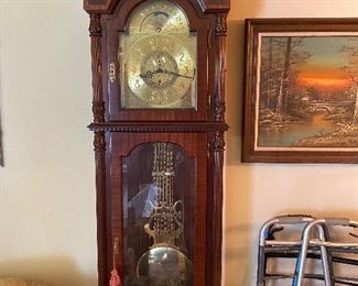 Grandfather clock 125th anniversary works