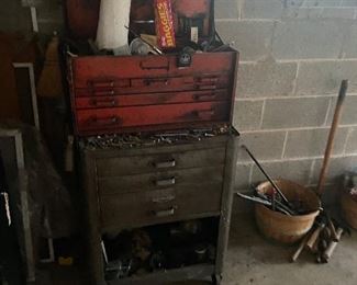 Vintage snap on toolbox